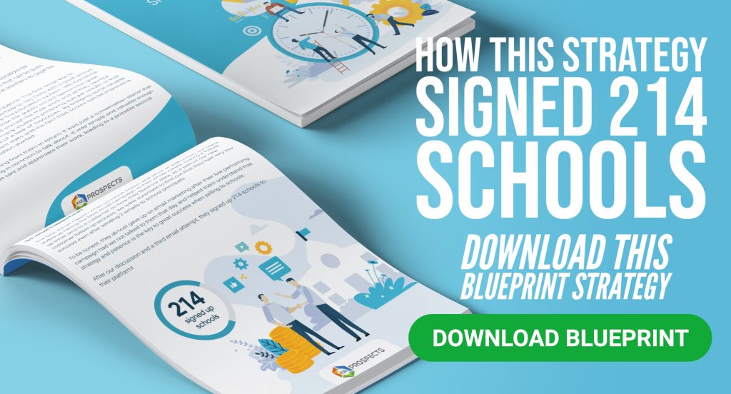 CTA - Blueprint Strategy - How this strategy signed 214 schools