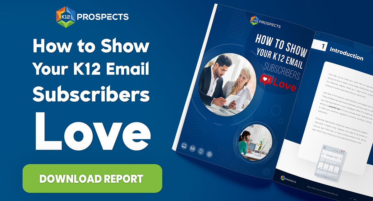 CTA How to Show Your K12 Email Subscribers Love