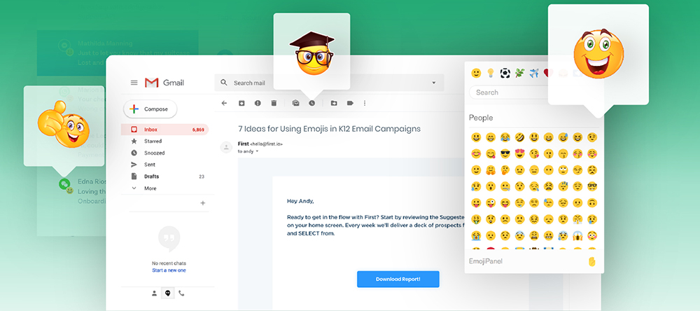 Feature 7 Ways to Use Emojies in K12 Marketing Emails