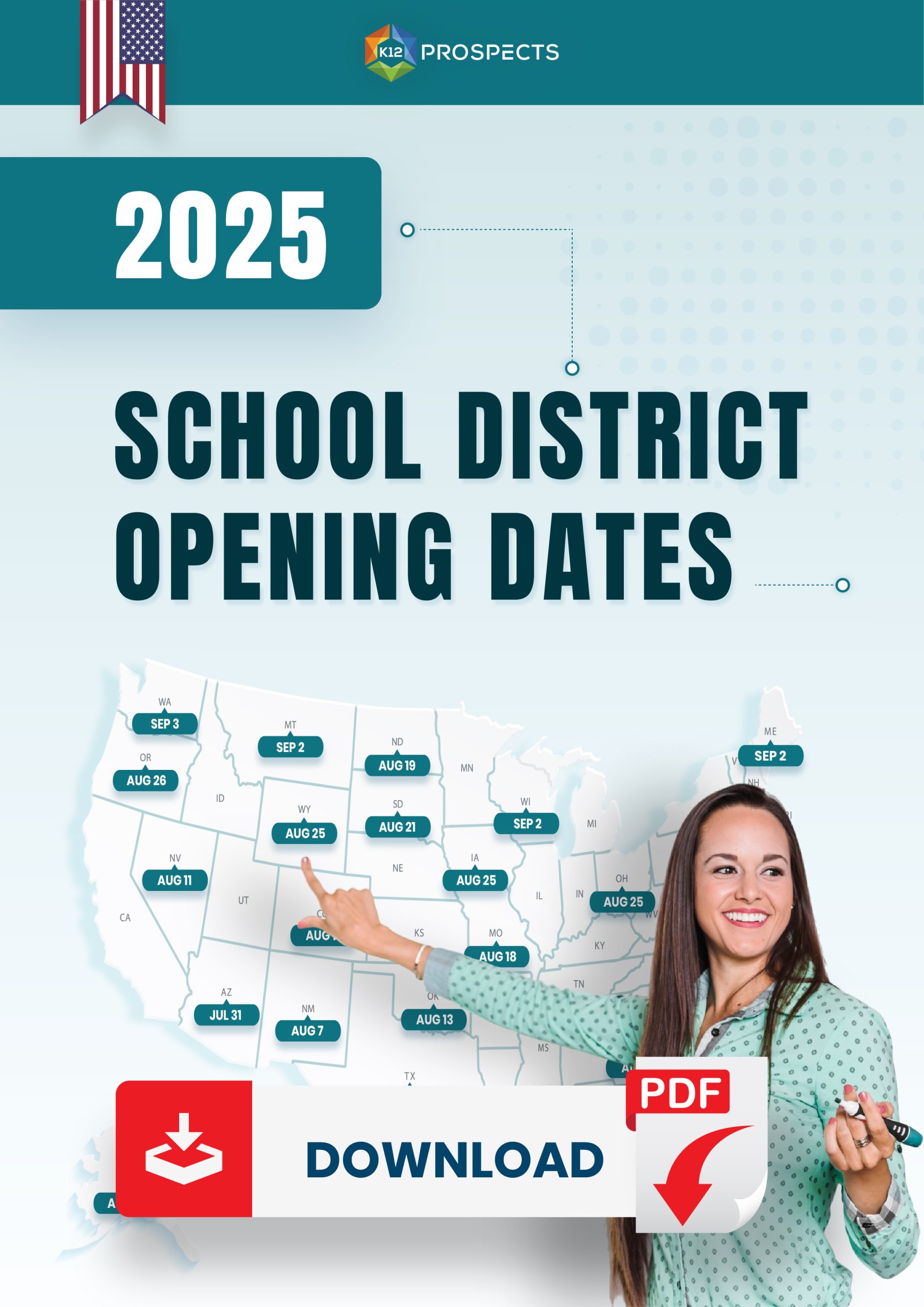 2025 School District Opening Dates