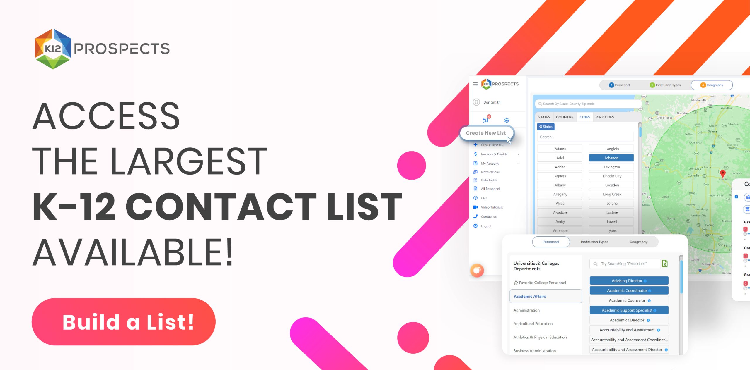 K12 Prospects - register for access to over 5 million verified K-12 school contacts