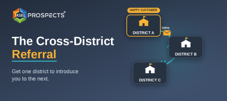 One K-12 district introducing a vendor to a neighboring district