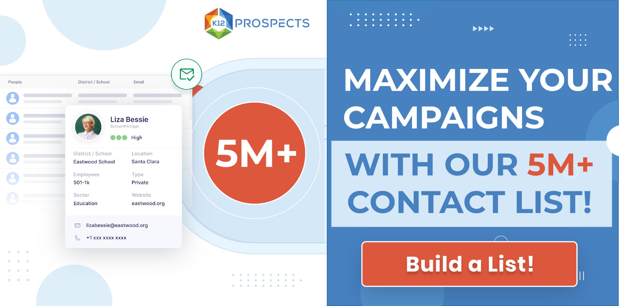K12 Prospects - register for access to over 5 million verified K-12 school contacts